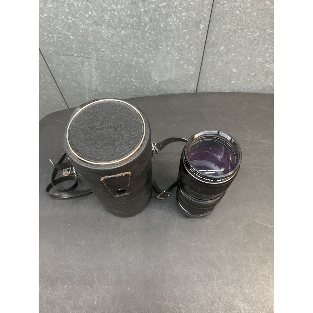 Vivitar 75-205mm 3.8 Close Focusing Auto Zoom Camera Lens 58mm with Case